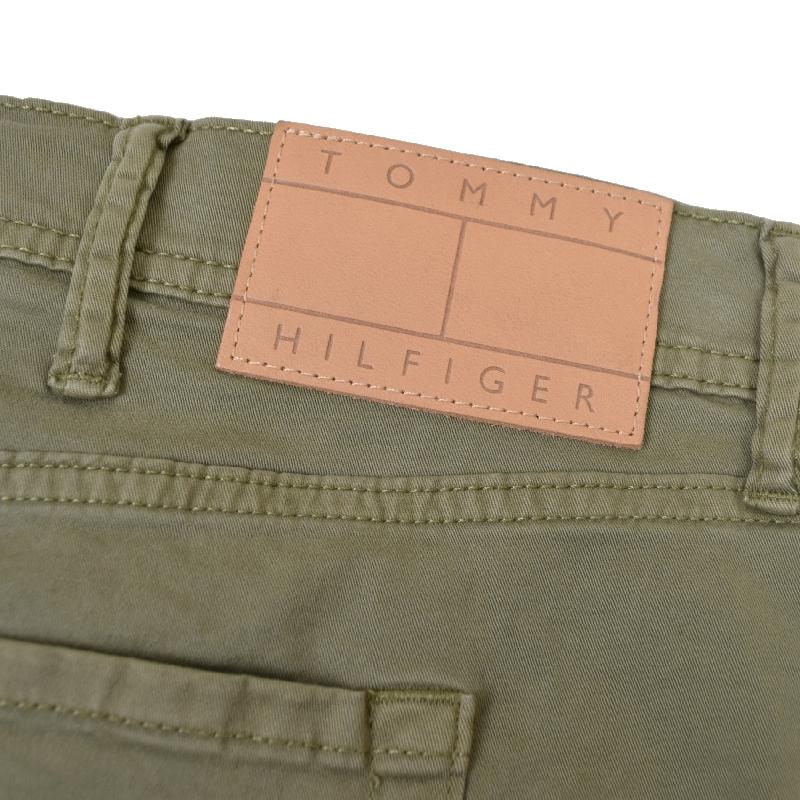 大きいサイズメンズ TOMMY HILFIGER トミーヒルフィガー 5-Pocket Pant チノパン 5ポケット ガーメントウォッシュ ストレート カーキ オリーブ 44インチ | TOMMY HILFIGER | 05