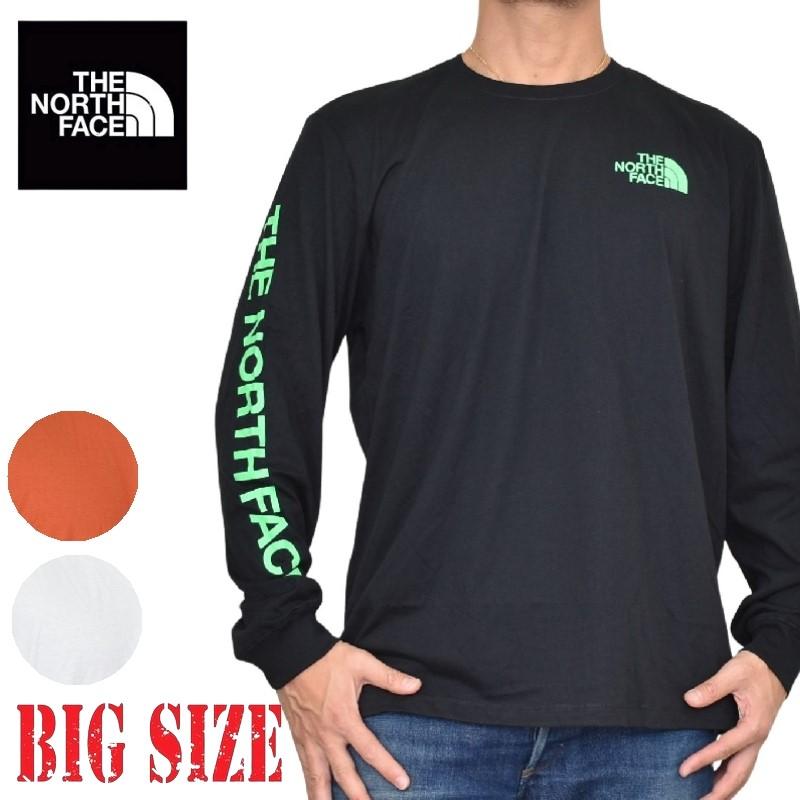 THE NORTH FACE ノースフェイス 大きいサイズ メンズ ロンT 長袖 THE NORTH FACE ノースフェイス 大きいサイズ メンズ ロンT 長袖