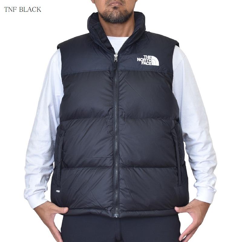 THE NORTH FACE フード付きダウンベスト XL THE NORTH FACE (ザ ノースフェイス) フード収納 ナイロン×コットン混