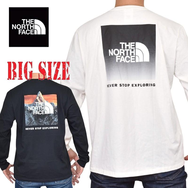 美品 希少サイズ XXL THE NORTH FACE ノースフェイス ロンT 大きいサイズ メンズ ノースフェイス ロンT 長袖 Tシャツ