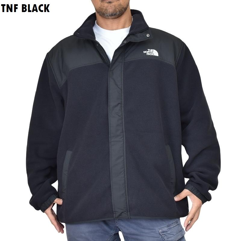 THE NORTH FACE フルジップジャケット ブラック THE NORTH FACE（ザ ノースフェイス） 大きいサイズ メンズ ノース