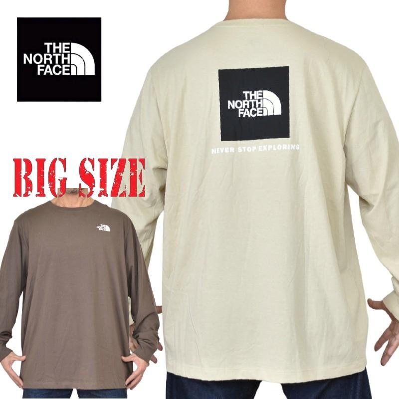 大きいサイズ メンズ ノースフェイス ロンT 長袖 Ｔシャツ THE NORTH FACE EVOLUTION BOX NSE REGULAR LS TEE XXL | THE NORTH FACE