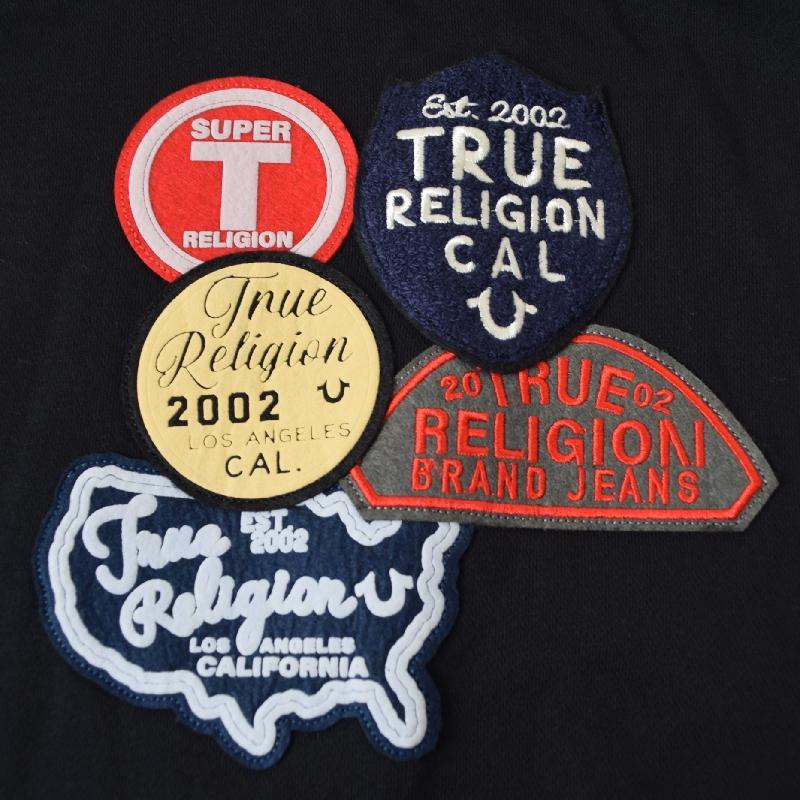 大きいサイズ メンズ TRUE RELIGION トゥルーレリジョン VINTAGE PATCH ZIP HOODIE フルジップ フーディー スウェット パーカー XXL XXXL | TRUE RELIGION | 04