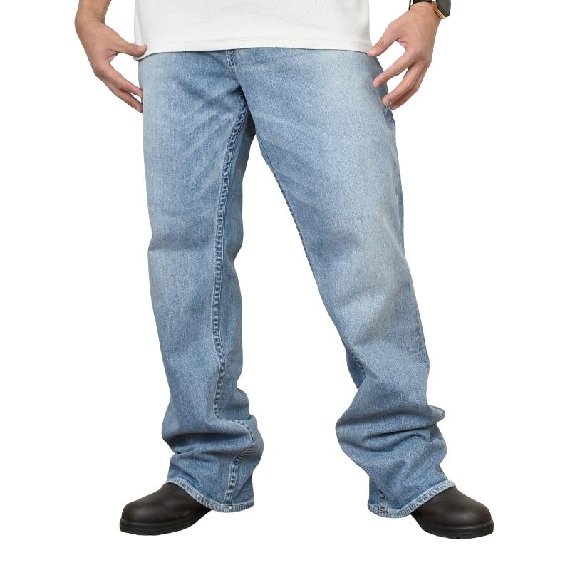 大きいサイズ メンズ TRUE RELIGION トゥルーレリジョン BILLY BOOTCUT JEAN 34 デニムパンツ ジーンズ ブーツカット ストレッチ 44インチ | TRUE RELIGION | 01