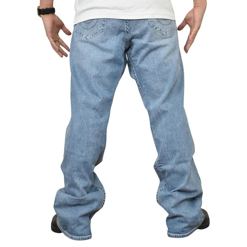大きいサイズ メンズ TRUE RELIGION トゥルーレリジョン BILLY BOOTCUT JEAN 34 デニムパンツ ジーンズ ブーツカット ストレッチ 44インチ | TRUE RELIGION | 02