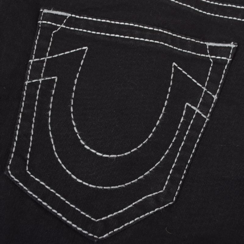 大きいサイズ メンズ TRUE RELIGION トゥルーレリジョン RICKY BIG T BUDDHA POCKET STRAIGHT JEAN ブラックデニムパンツ ジーンズ  40インチ | TRUE RELIGION | 05