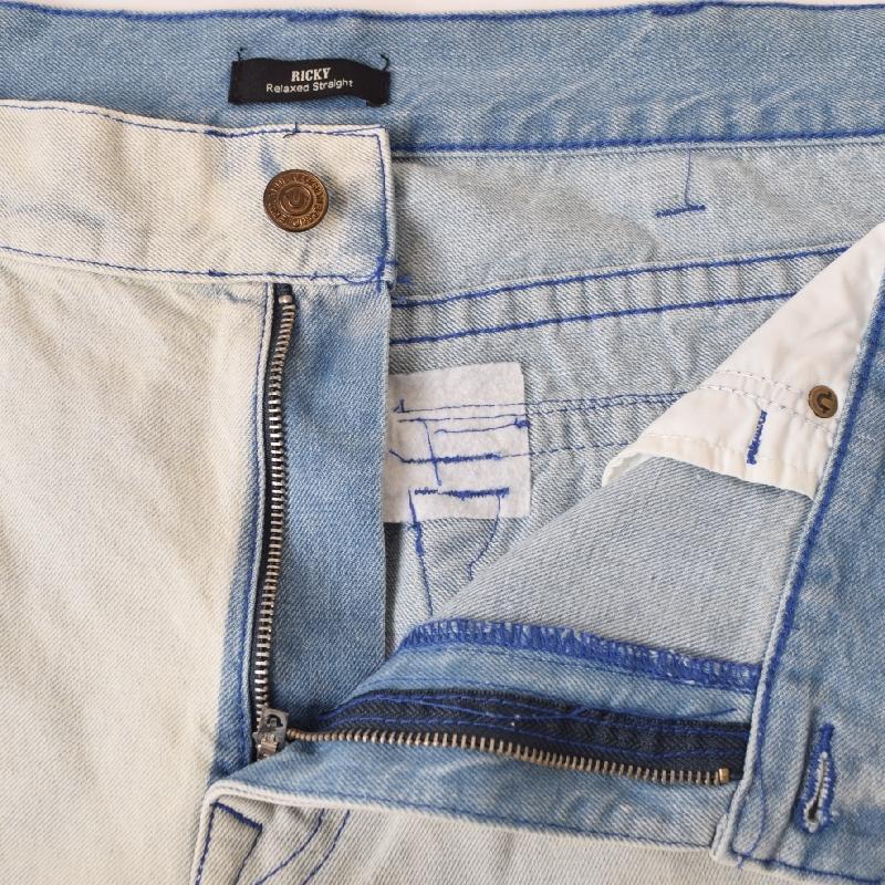 大きいサイズ メンズ トゥルーレリジョン TRUE RELIGION デニムショーツ ハーフパンツ RICKY FRAYED FLAP SHORT 40 44インチ | TRUE RELIGION | 03