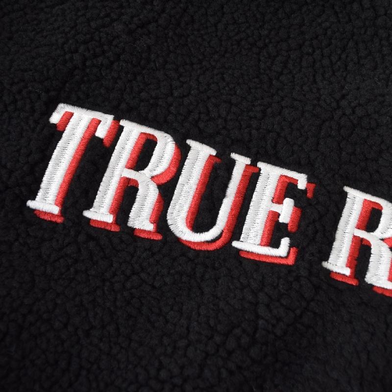 大きいサイズ メンズ TRUE RELIGION トゥルーレリジョン SHERPA LOGO JACKET ボアフリース フルジップ ジャケット XXL XXXL | TRUE RELIGION | 06