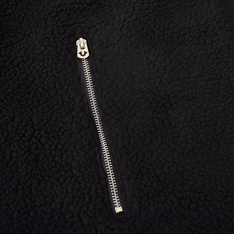 大きいサイズ メンズ TRUE RELIGION トゥルーレリジョン SHERPA LOGO JACKET ボアフリース フルジップ ジャケット XXL XXXL | TRUE RELIGION | 07