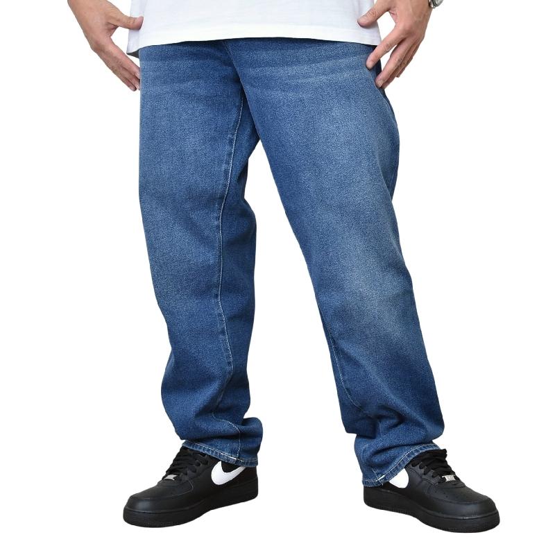 大きいサイズ メンズ TRUE RELIGION トゥルーレリジョン デニムパンツ ジーンズ インディゴ ブルー リラックスバギー ワイドパンツ 太め スケーター 40インチ | TRUE RELIGION | 01