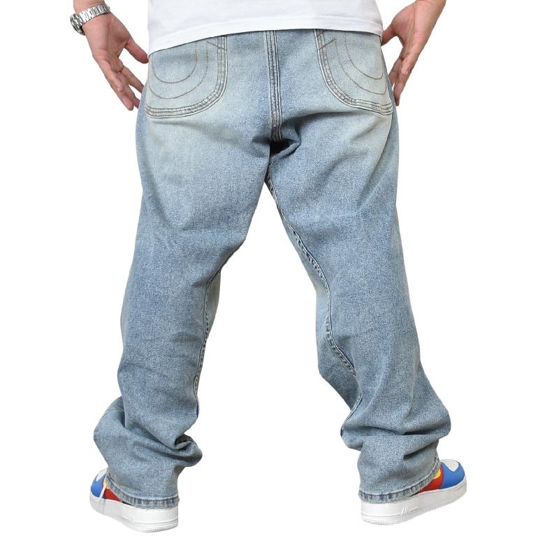 大きいサイズ メンズ TRUE RELIGION トゥルーレリジョン 32 デニムパンツ ジーンズ ライトブルー 淡色 リラックスバギー ワイドパンツ 太め ルーズ 46インチ | TRUE RELIGION | 02