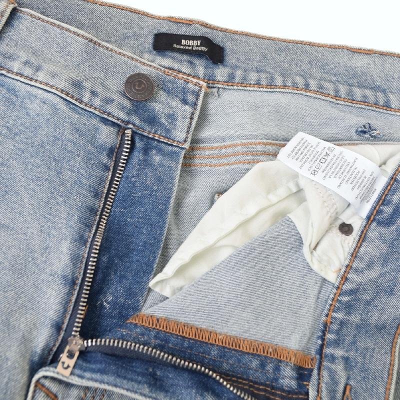 大きいサイズ メンズ TRUE RELIGION トゥルーレリジョン 32 デニムパンツ ジーンズ ライトブルー 淡色 リラックスバギー ワイドパンツ 太め ルーズ 46インチ | TRUE RELIGION | 03