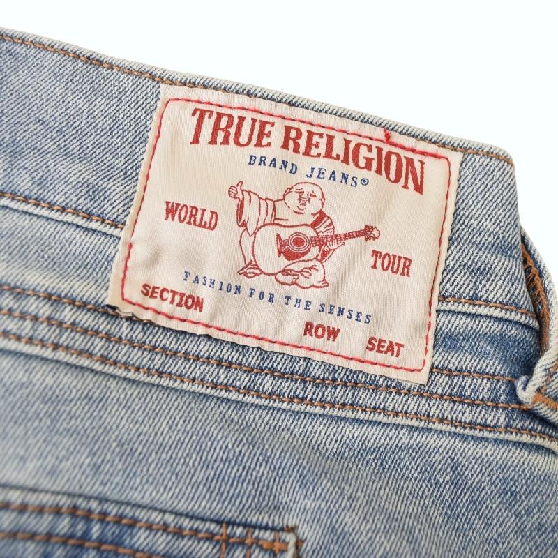 大きいサイズ メンズ TRUE RELIGION トゥルーレリジョン 32 デニムパンツ ジーンズ ライトブルー 淡色 リラックスバギー ワイドパンツ 太め ルーズ 46インチ | TRUE RELIGION | 05