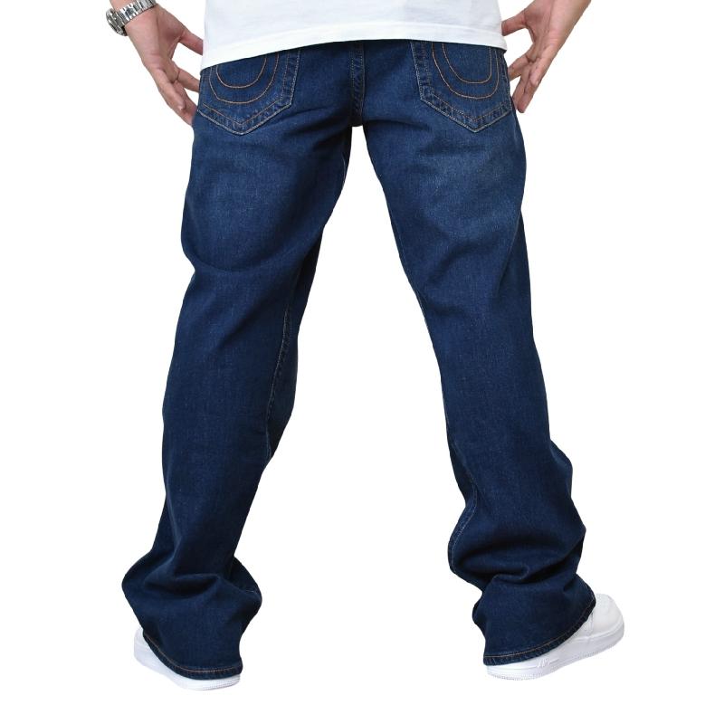 大きいサイズ メンズ TRUE RELIGION トゥルーレリジョン 34 デニムパンツ ジーンズ インディゴ ブルー リラックス ブーツカット フレアパンツ  44 46インチ | TRUE RELIGION | 02