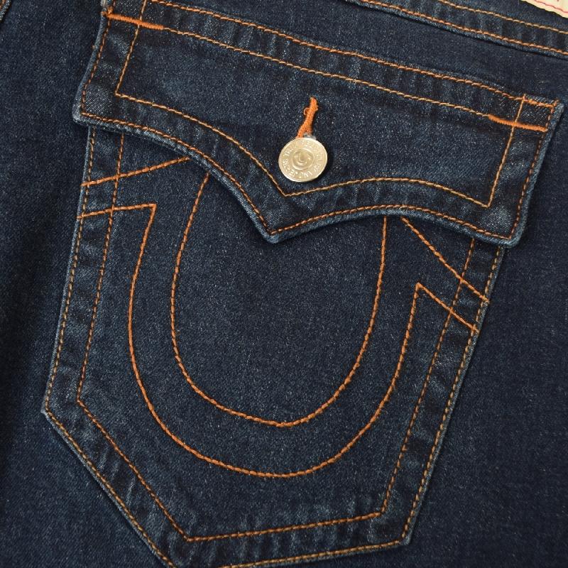 大きいサイズ メンズ TRUE RELIGION トゥルーレリジョン 34 デニムパンツ ジーンズ インディゴ ブルー リラックス ブーツカット フレアパンツ  44 46インチ | TRUE RELIGION | 06