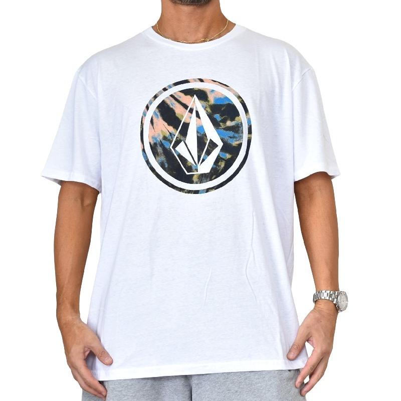 VOLCOM ボルコム️ Tシャツ M メンズ 白 ホワイト プリント 半袖