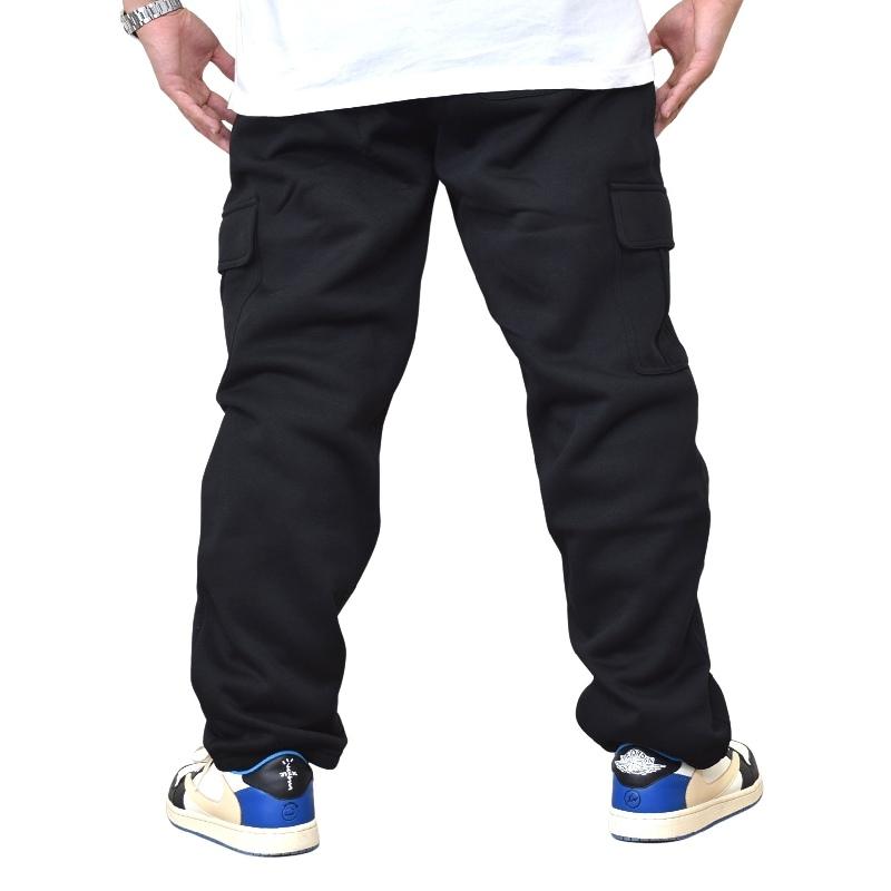 大きいサイズ メンズ WASH FACTORY バギー スウェット カーゴパンツ 裏