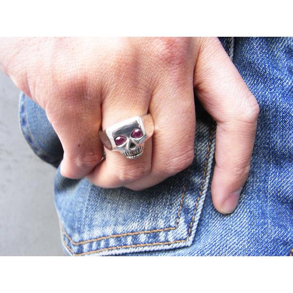 【在庫あり即納/送料無料】FLASH POINT (フラッシュポイント ) JIM SKULL RING  A201SEの画像