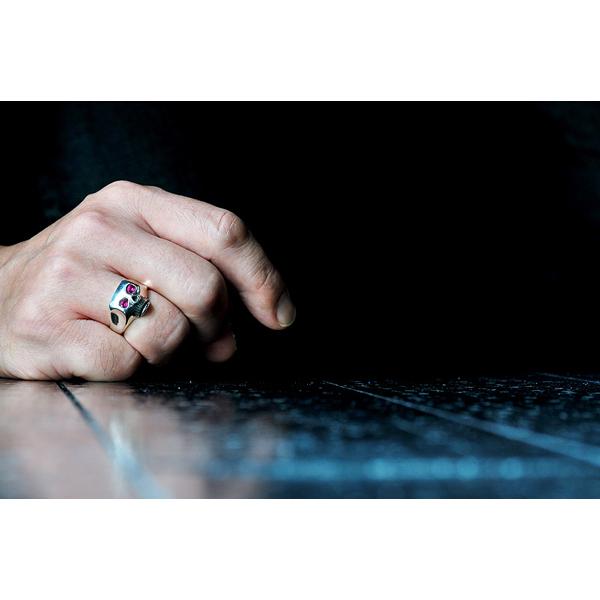 【在庫あり即納/送料無料】FLASH POINT (フラッシュポイント ) JIM SKULL RING  A201SEの画像