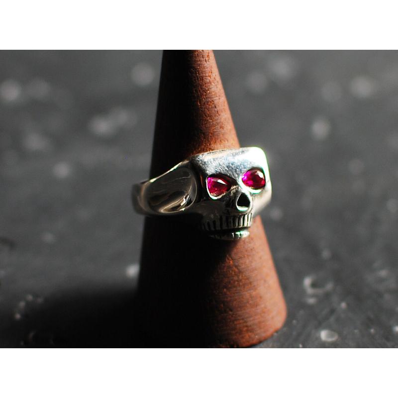 【在庫あり即納/送料無料】FLASH POINT (フラッシュポイント ) JIM SKULL RING  A201SEの画像