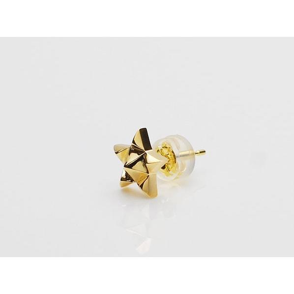 【在庫あり即納/送料無料】GARDEL（ガーデル）STUDS STAR PIERCE/K18YG  片耳ピアス　メンズ　レディース　ゴールド　GDE-028/K18YGの画像