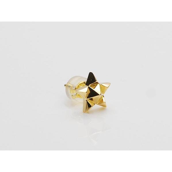 【在庫あり即納/送料無料】GARDEL（ガーデル）STUDS STAR PIERCE/K18YG  片耳ピアス　メンズ　レディース　ゴールド　GDE-028/K18YGの画像