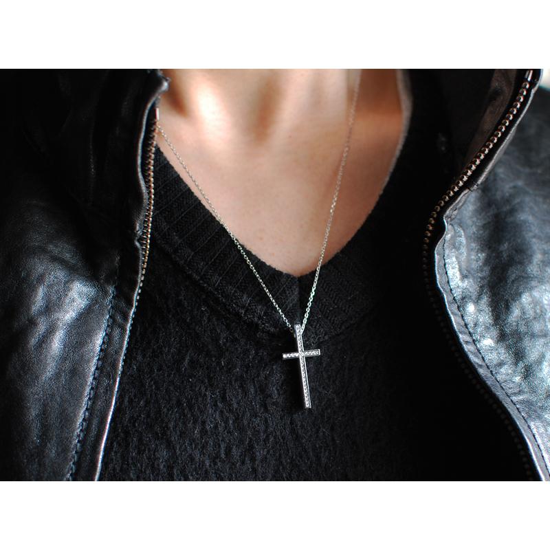 【在庫あり即納/送料無料】GARDEL（ガーデル）ミスチル桜井、さん着用　TWO ME CROSS NECKLACE GDP-085  桜井和寿、さん着用の画像