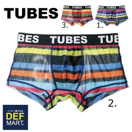TUBES チューブス メンズ ボクサー ブリーフ パンツ 71015 Multi Border柄　オシャレ カワイイ 誕生日プレゼント 彼氏 父 男性 ギフト クリスマス バレンタイン | TORIO