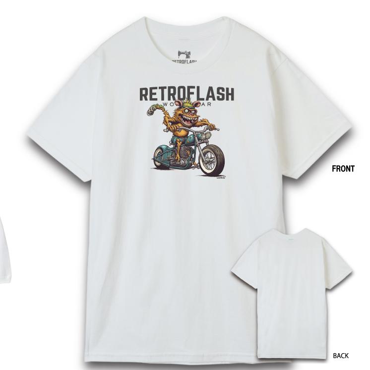 【RETROFLASH レトロフラッシュ】トータルテンボスのSUSHI☆BOYS着用 Tシャツ ロンT パーカー【BROWN MONSTER】 dr0010 【キッズ、レディースあり】 |  | 01