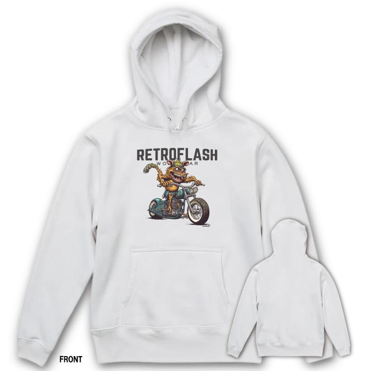 【RETROFLASH レトロフラッシュ】トータルテンボスのSUSHI☆BOYS着用 Tシャツ ロンT パーカー【BROWN MONSTER】 dr0010 【キッズ、レディースあり】 |  | 03