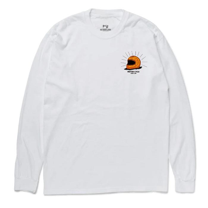 【RETROFLASH レトロフラッシュ】トータルテンボスのSUSHI☆BOYS着用 長袖 Tシャツ【HELMET】 dr1007 | 