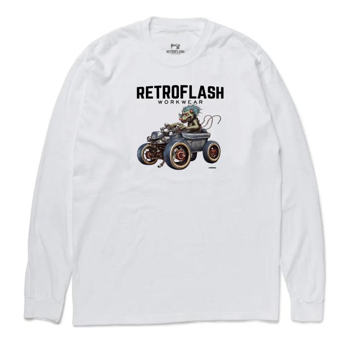 【RETROFLASH レトロフラッシュ】トータルテンボスのSUSHI☆BOYS着用 長袖 Tシャツ【GREEN MONSTER】dr1012 | 