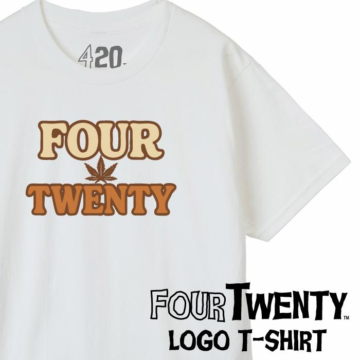 【FOUR TWENTY フォートゥエンティ】ロゴ Tシャツ XS-XL 新ブランド ft-004【LOGO-T 全5色】IT'S TIME TO SMOKE | 