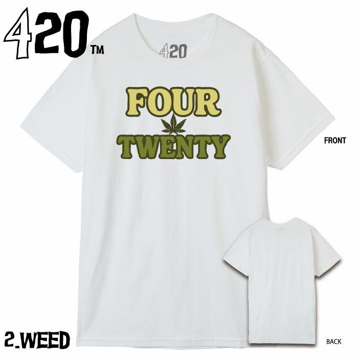 【FOUR TWENTY フォートゥエンティ】ロゴ Tシャツ XS-XL 新ブランド ft-004【LOGO-T 全5色】IT'S TIME TO SMOKE |  | 02