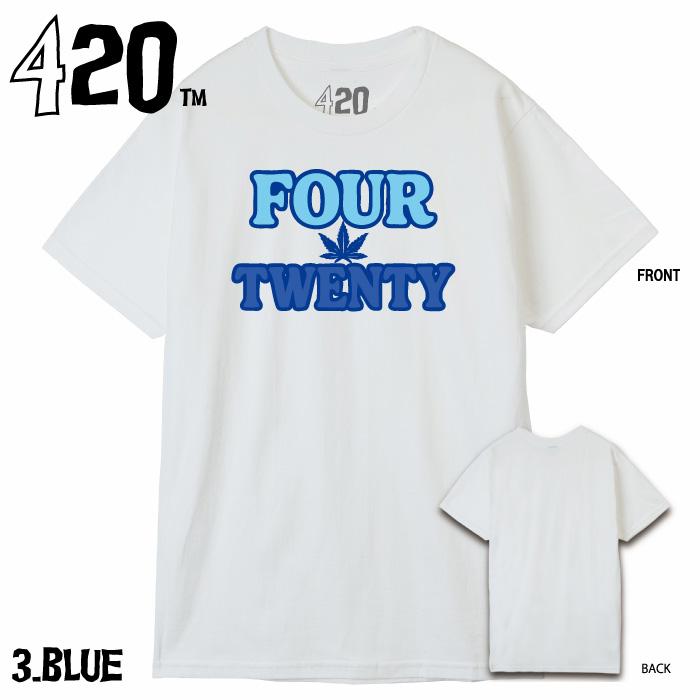 【FOUR TWENTY フォートゥエンティ】ロゴ Tシャツ XS-XL 新ブランド ft-004【LOGO-T 全5色】IT'S TIME TO SMOKE |  | 03