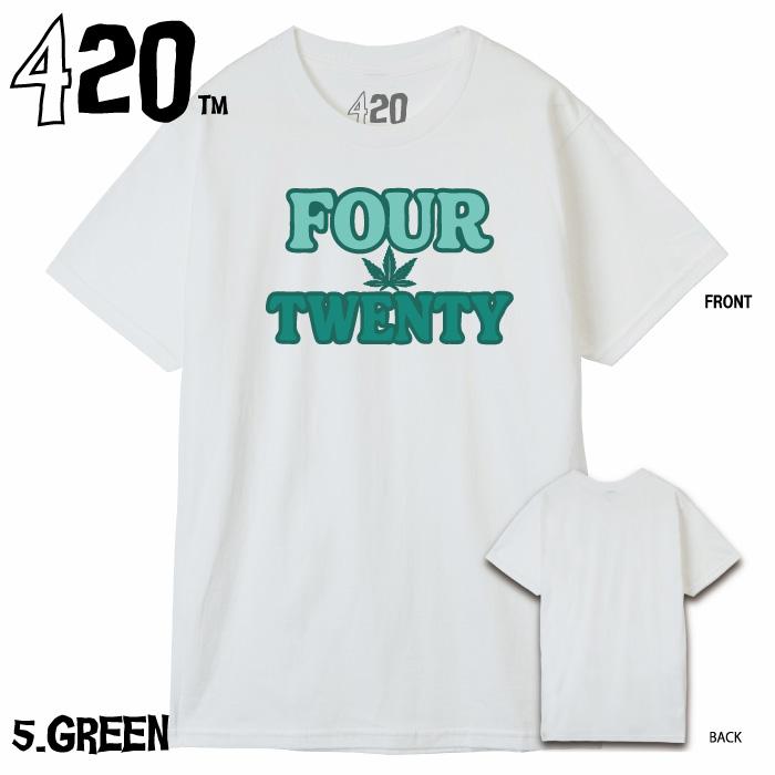 【FOUR TWENTY フォートゥエンティ】ロゴ Tシャツ XS-XL 新ブランド ft-004【LOGO-T 全5色】IT'S TIME TO SMOKE |  | 05