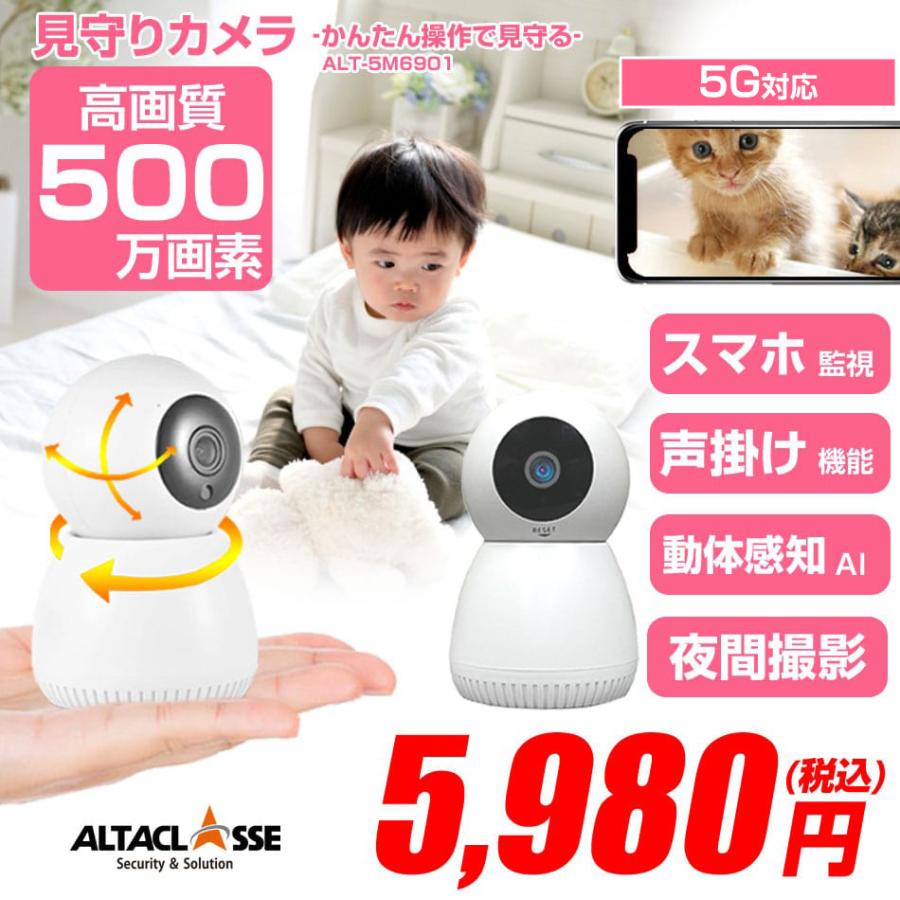 見守りカメラ 双方向 ペットカメラ 小型カメラ iphone対応 WiFi 防犯