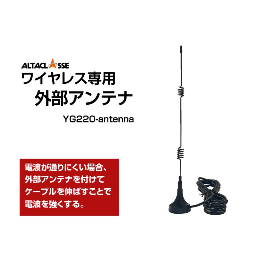 外部アンテナ 延長アンテナ ワイヤレス防犯カメラ専用