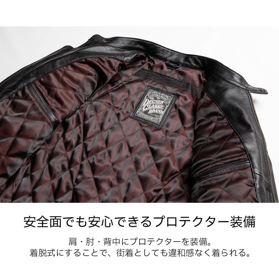DEGNER ジャケット メンズ デグナー 13WJ-1C レザージャケット