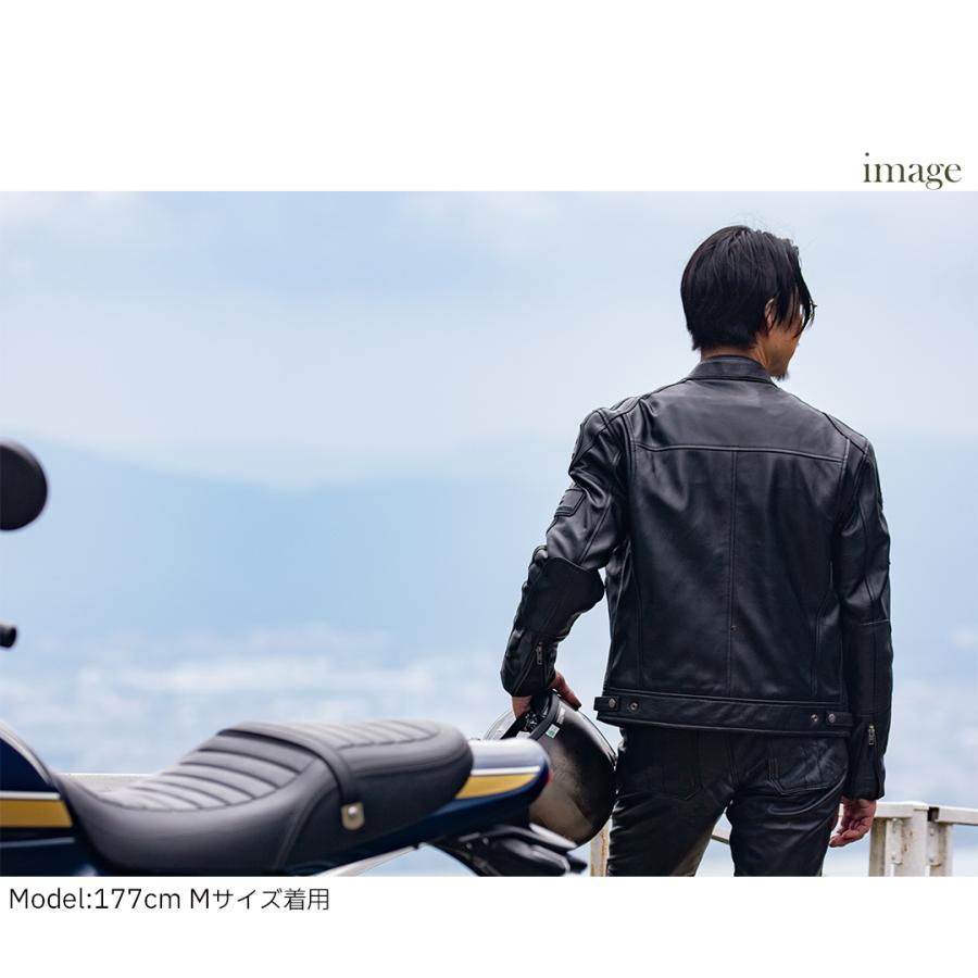 DEGNER デグナー 革ジャン バイカージャケット M ブラウン 本革 DEGNER レザージャケット メンズ デグナー 22WJ-7 革ジャン 秋冬