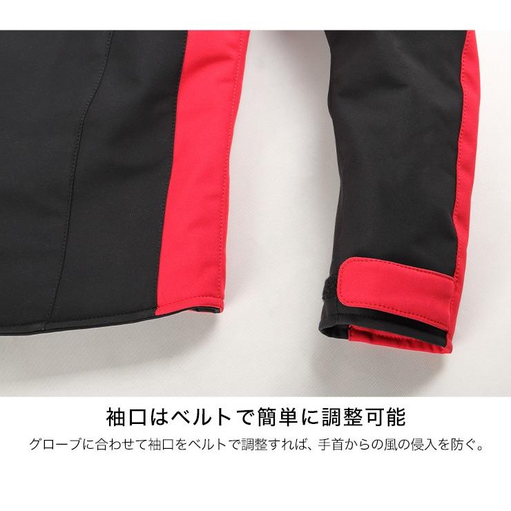 DEGNER（デグナー） バイク用フード付きソフトシェルジャケット 防風