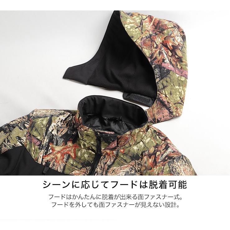 DEGNER（デグナー） バイク用フード付きソフトシェルジャケット 防風