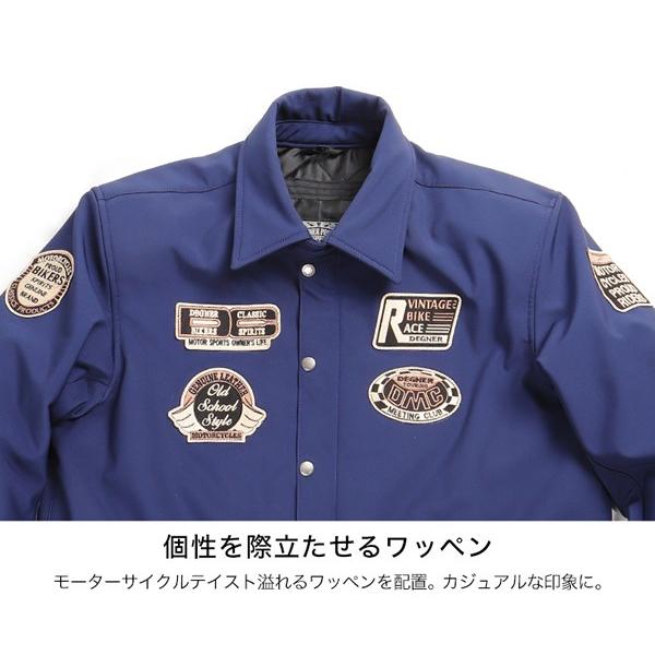 DEGNER（デグナー） バイク用 ソフトシェル コーチ ジャケット 防風