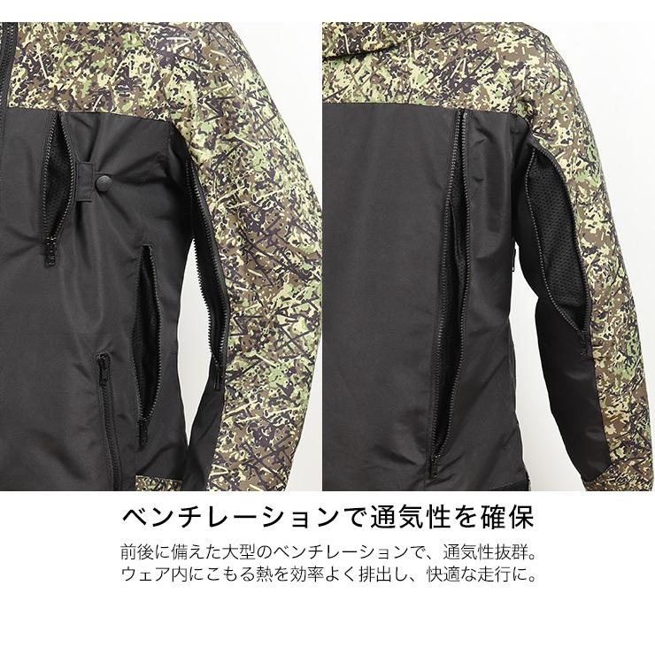 DEGNER（デグナー） バイク用フード付きジャケット ベンチレーション