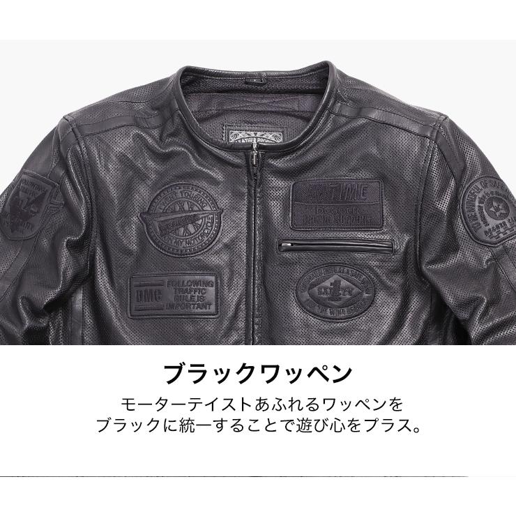 DEGNER デグナー メッシュレザージャケット 21SJ-8 メンズ 牛革 DEGNER デグナー メッシュレザージャケット 21SJ-8 メンズ 牛革