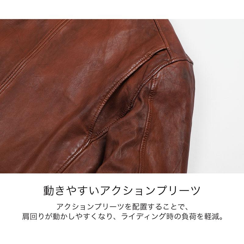 DEGNER（デグナー） レザージャケット メンズ 22WJ-7 革ジャン 秋冬