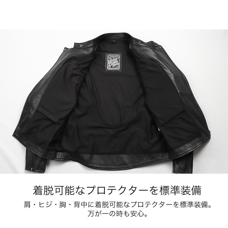 DEGNER メッシュレザージャケット レザー メンズ デグナー 23SJ DEGNER メッシュレザージャケット レザー メンズ デグナー 23SJ