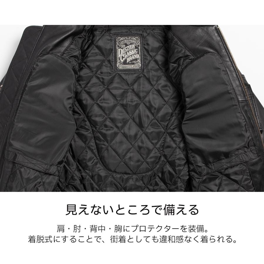 DEGNER シープレザーMA-1ジャケット ワッペン デグナー 23WJ-4 DEGNER シープレザーMA-1ジャケット ワッペン デグナー 23WJ-4