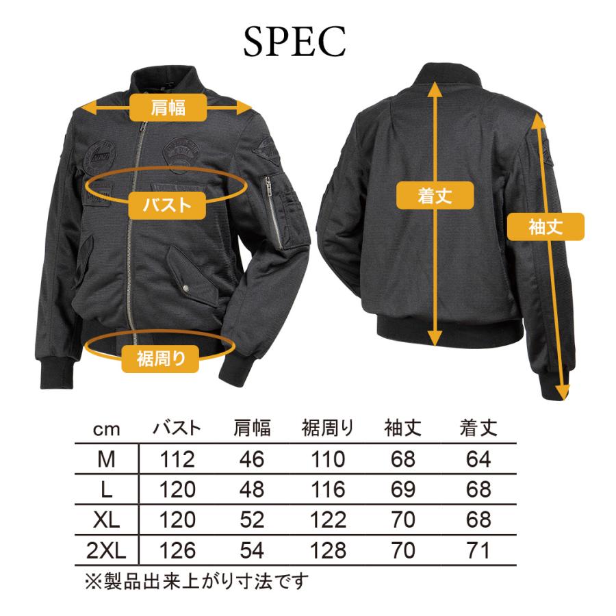 DEGNER デグナー メッシュMA-1ジャケット メンズ 夏 24SJ-2 DEGNER デグナー メッシュMA-1ジャケット メンズ 夏 24SJ-2
