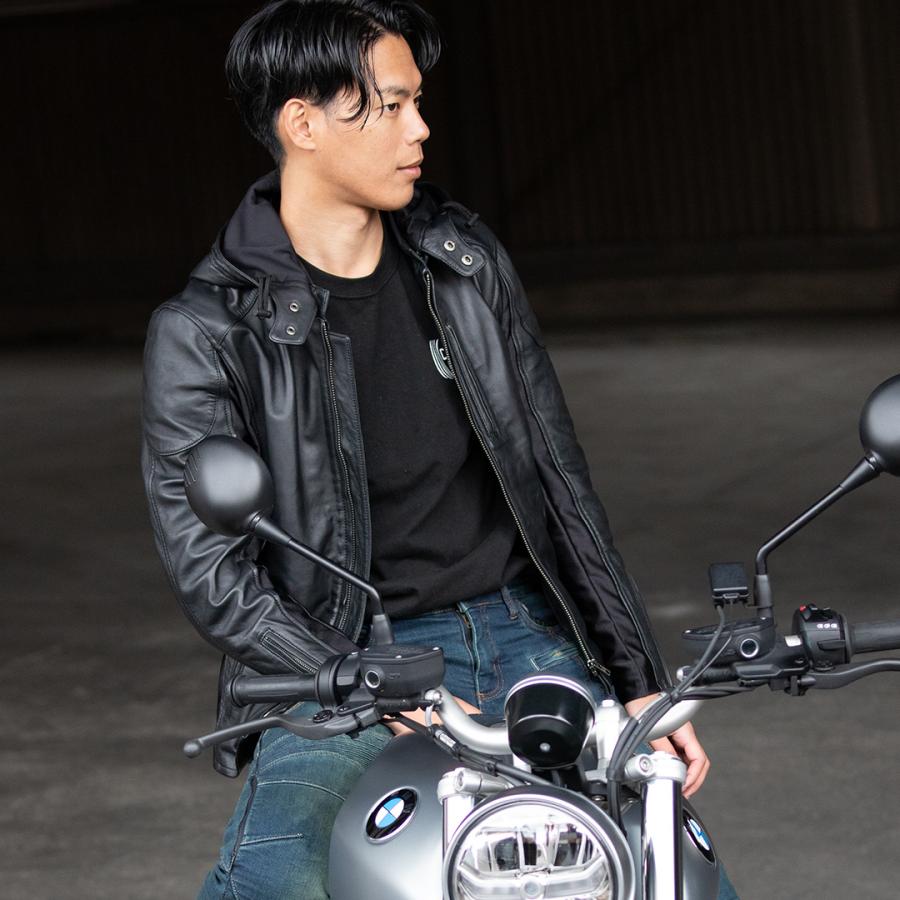 DEGNER フード付きレザージャケット デグナー 24SJ-3 ライダース DEGNER フード付きレザージャケット デグナー 24SJ-3 ライダース